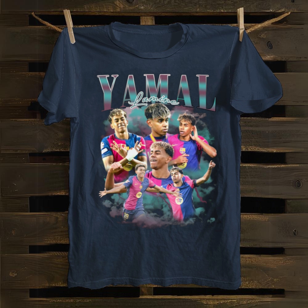 Lamine Yamal: The Blaugrana Wonder Kid cotton T-shirt
