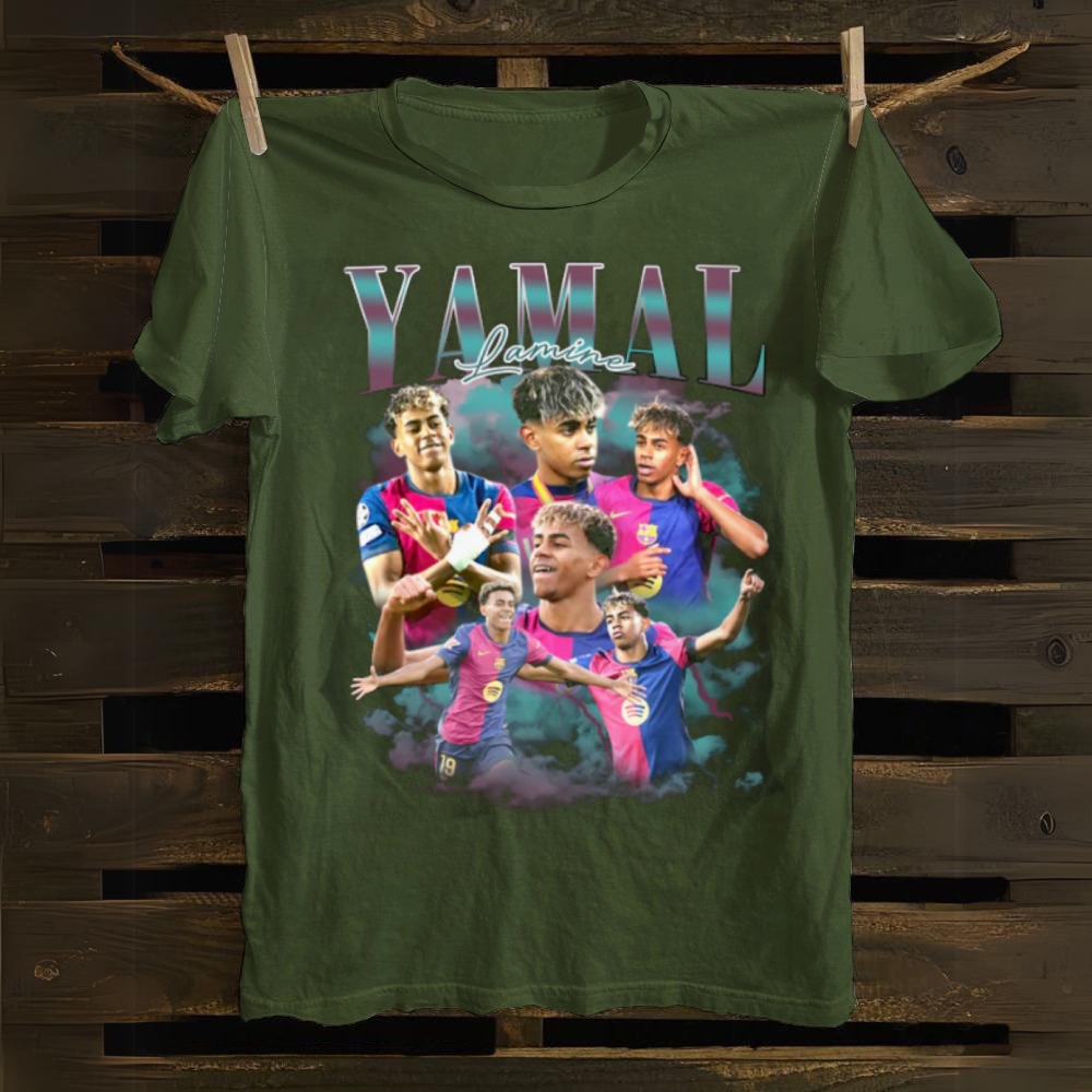 Lamine Yamal: The Blaugrana Wonder Kid cotton T-shirt