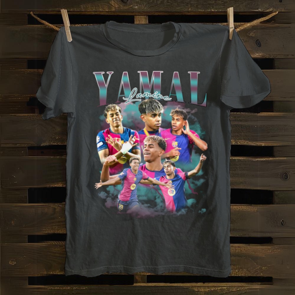 Lamine Yamal: The Blaugrana Wonder Kid cotton T-shirt