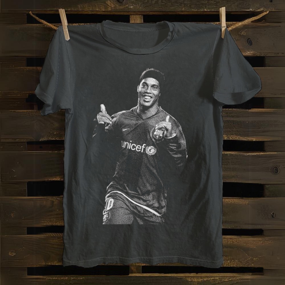 Ronaldinho Barcelona Vintage Magic cotton T-shirt