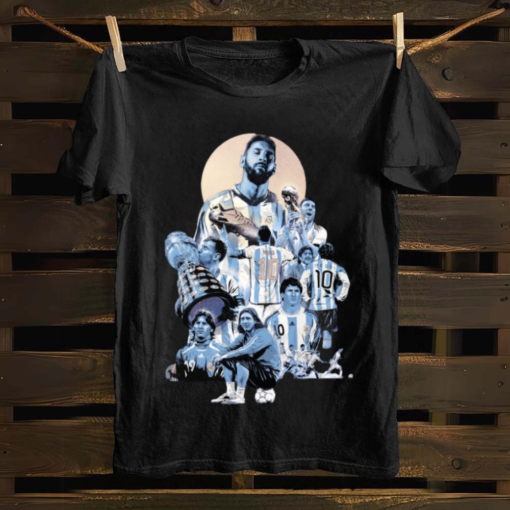 Messi Argentina Career Journey cotton T-shirt