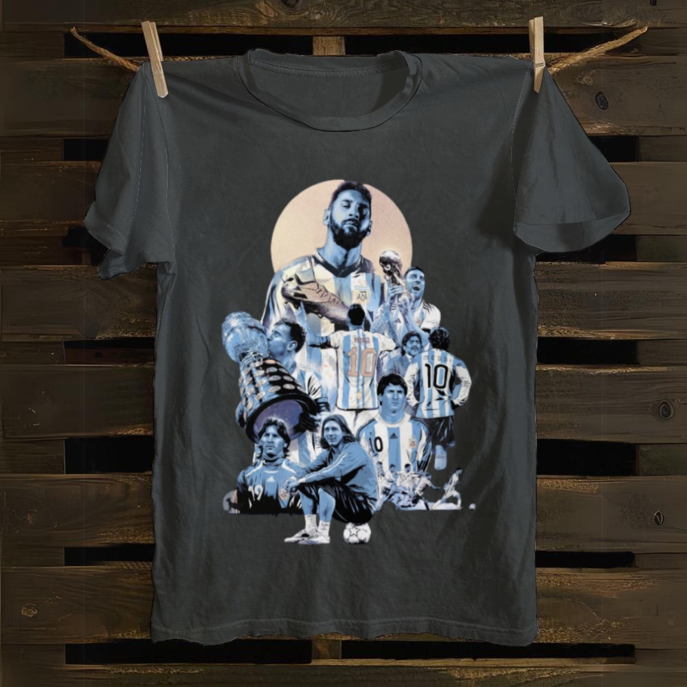 Messi Argentina Career Journey cotton T-shirt