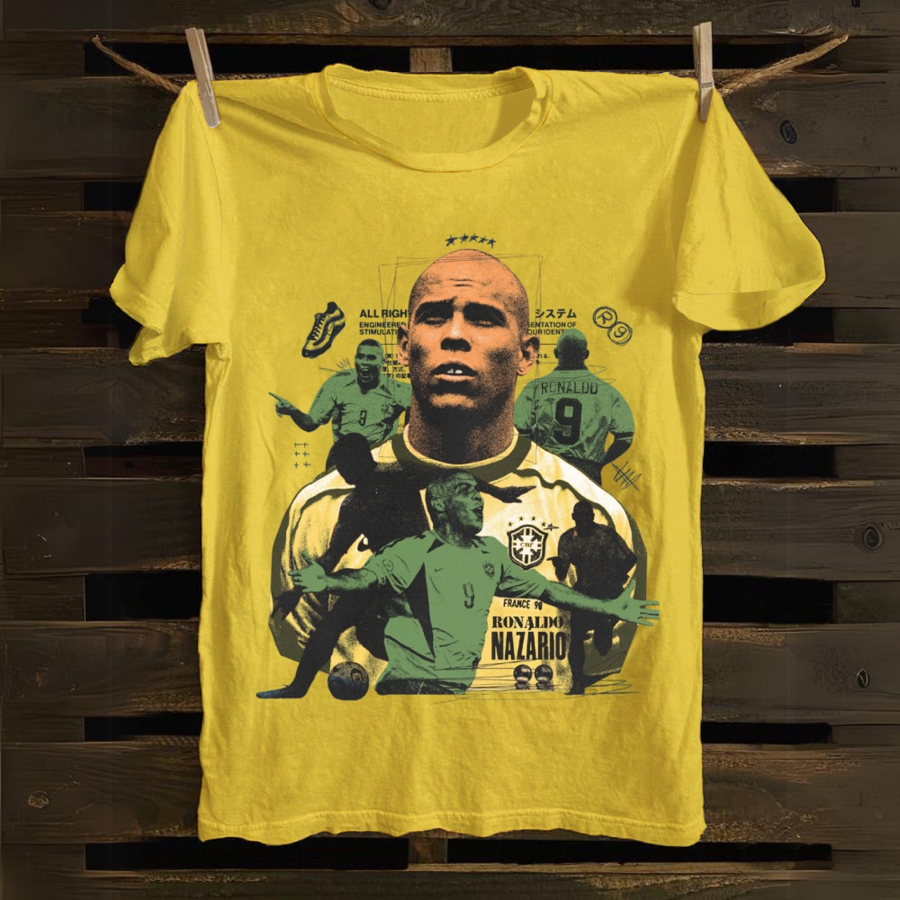Ronaldo France 98 Phenomenon cotton T-shirt