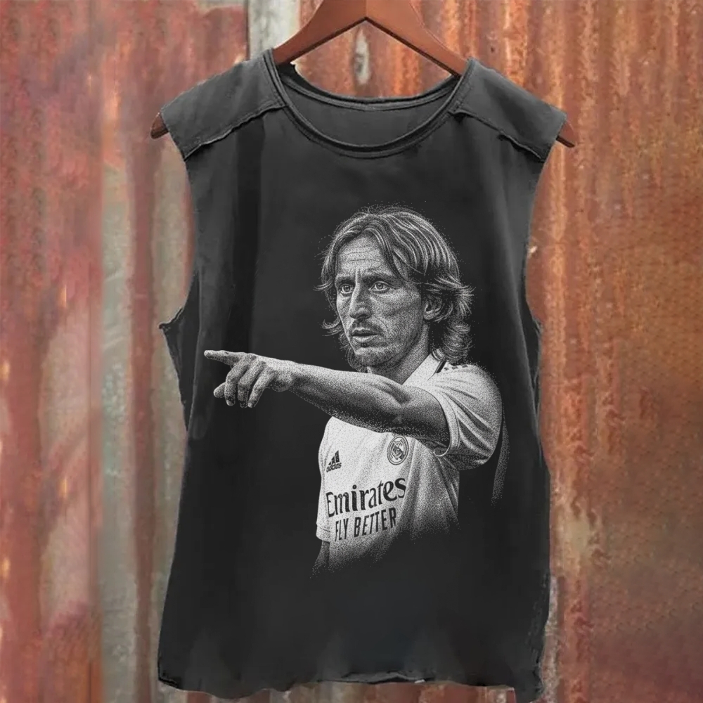 Luka Modrić: The Magician Of Bernabéu Washed Tank Top