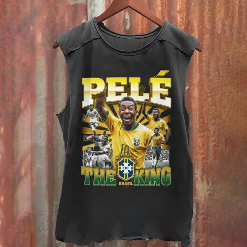 Pelé: The Eternal Football King Washed Tank Top