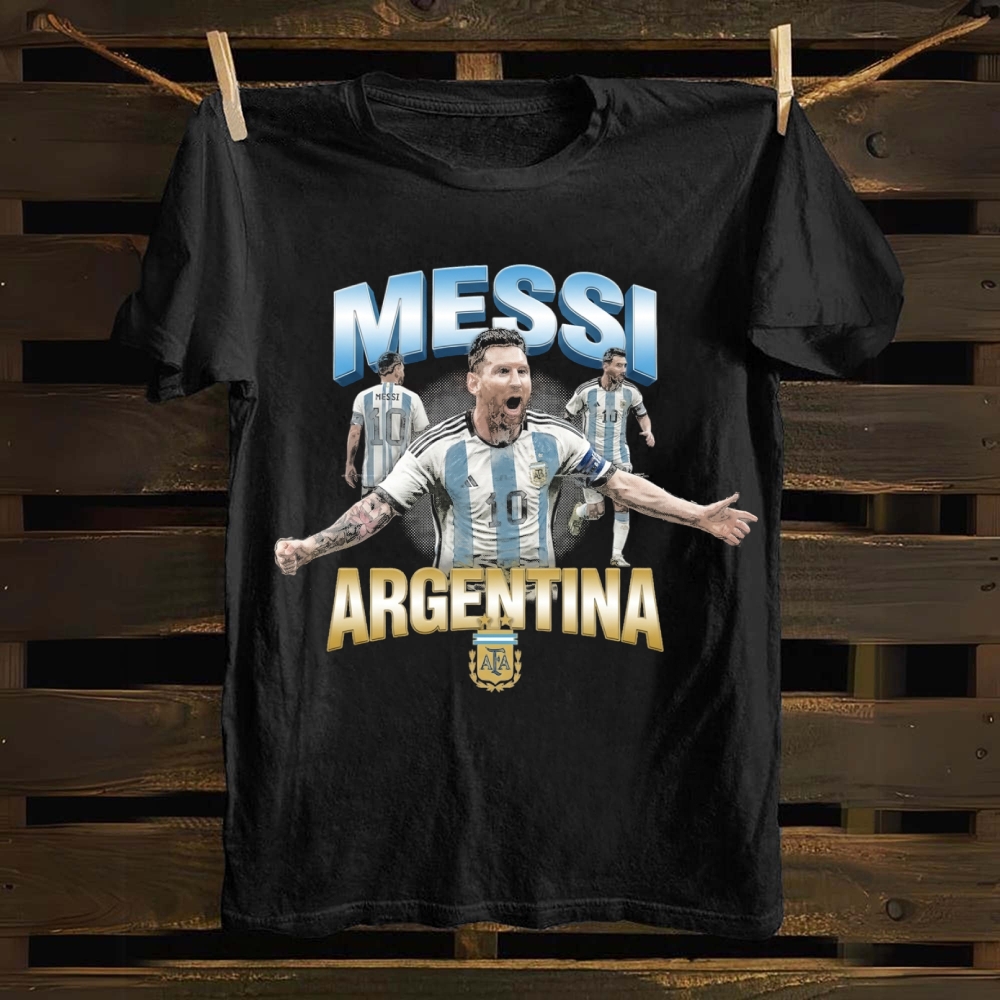 Messi: The Albiceleste Commander cotton T-shirt