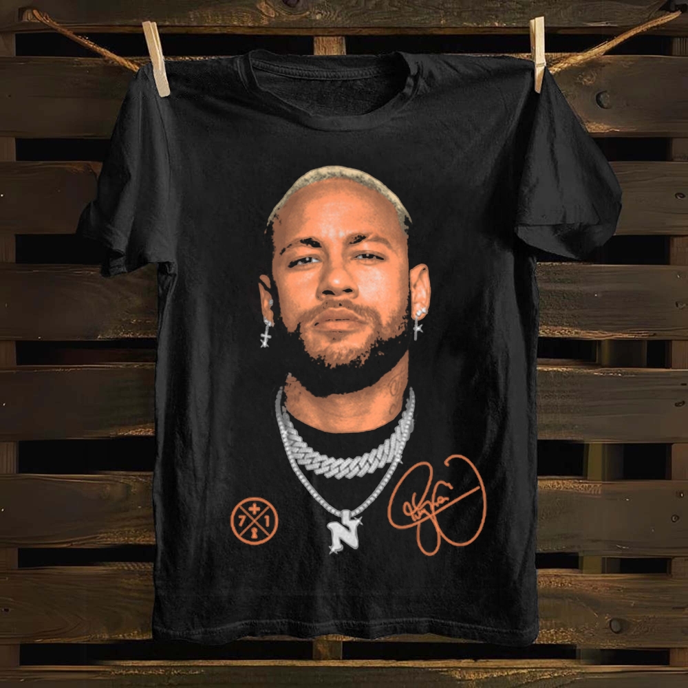 Neymar Jr Santos Street Style Signature cotton T-shirt