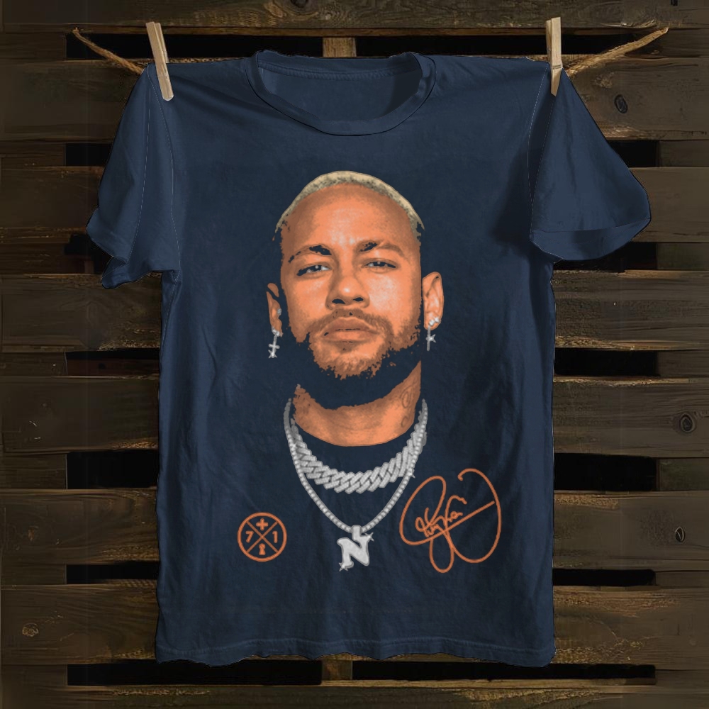 Neymar Jr Santos Street Style Signature cotton T-shirt