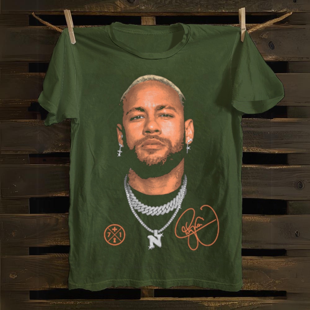 Neymar Jr Santos Street Style Signature cotton T-shirt
