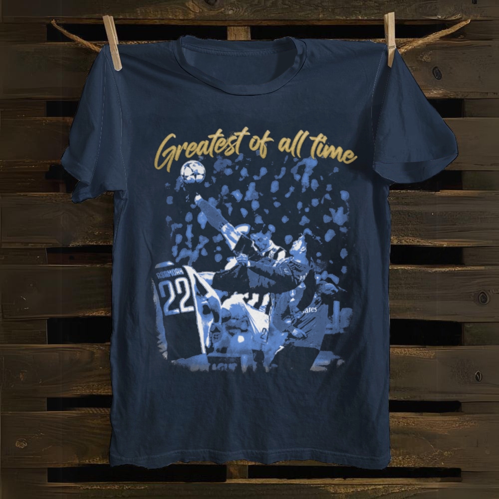 Cristiano Ronaldo CR7 Overhead Kick GOAT cotton T-shirt