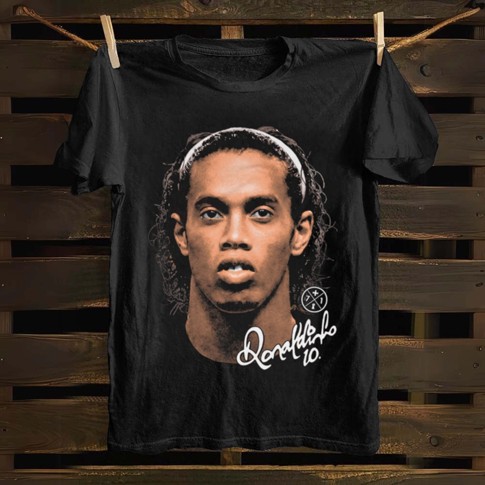 Ronaldinho R10 Classic Headband Signature cotton T-shirt