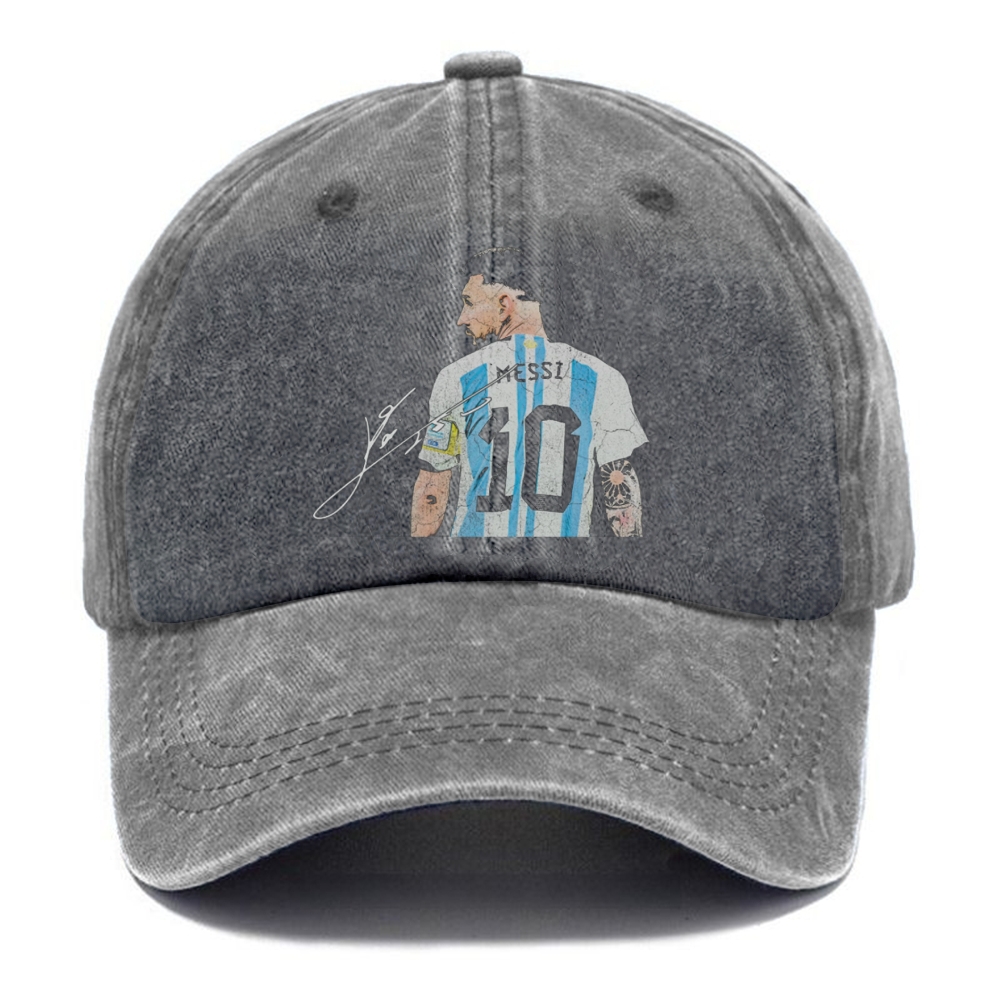 Lionel Messi Argentina Back Signature hat