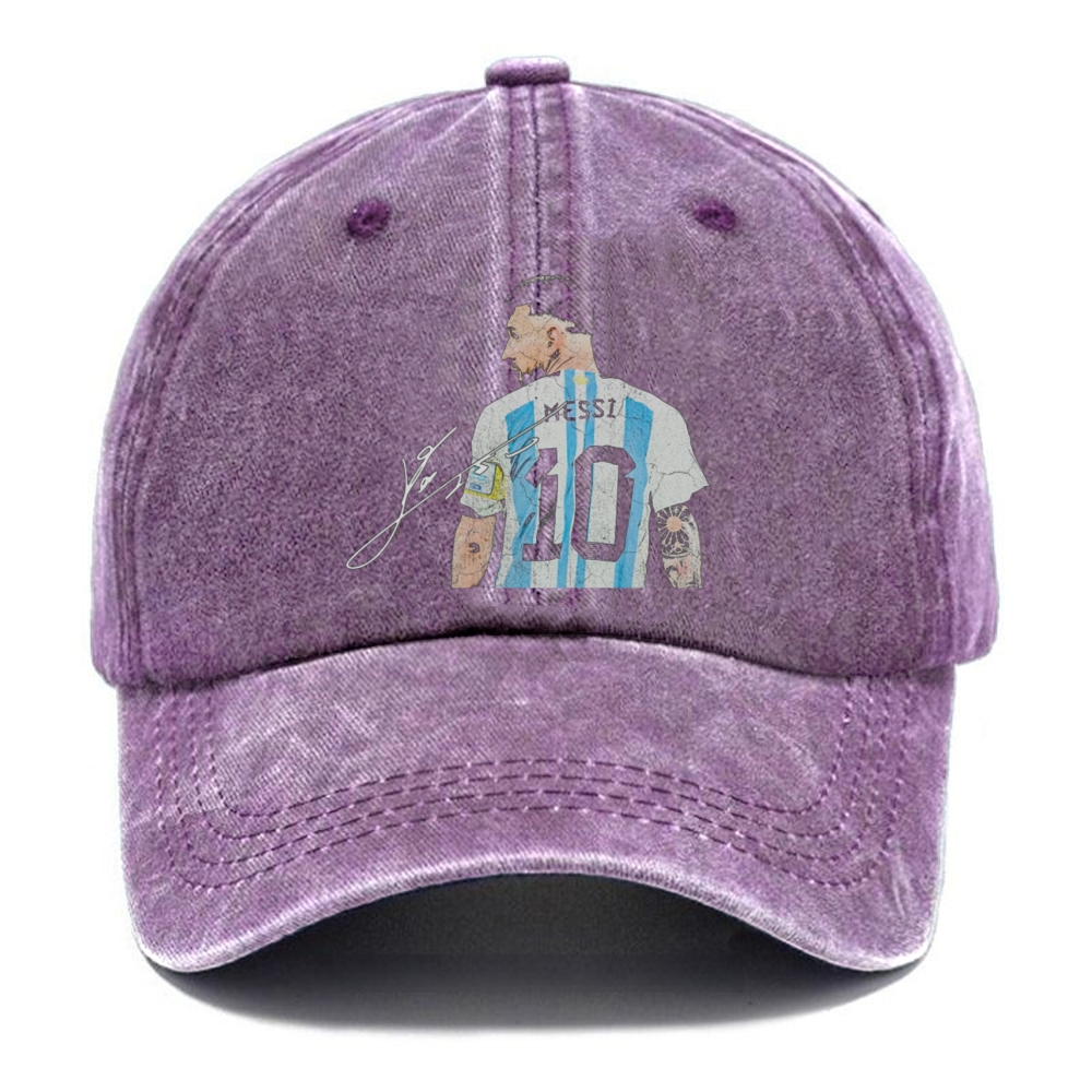 Lionel Messi Argentina Back Signature hat