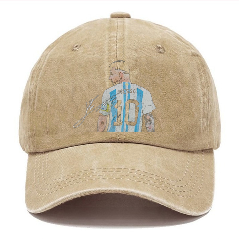 Lionel Messi Argentina Back Signature hat
