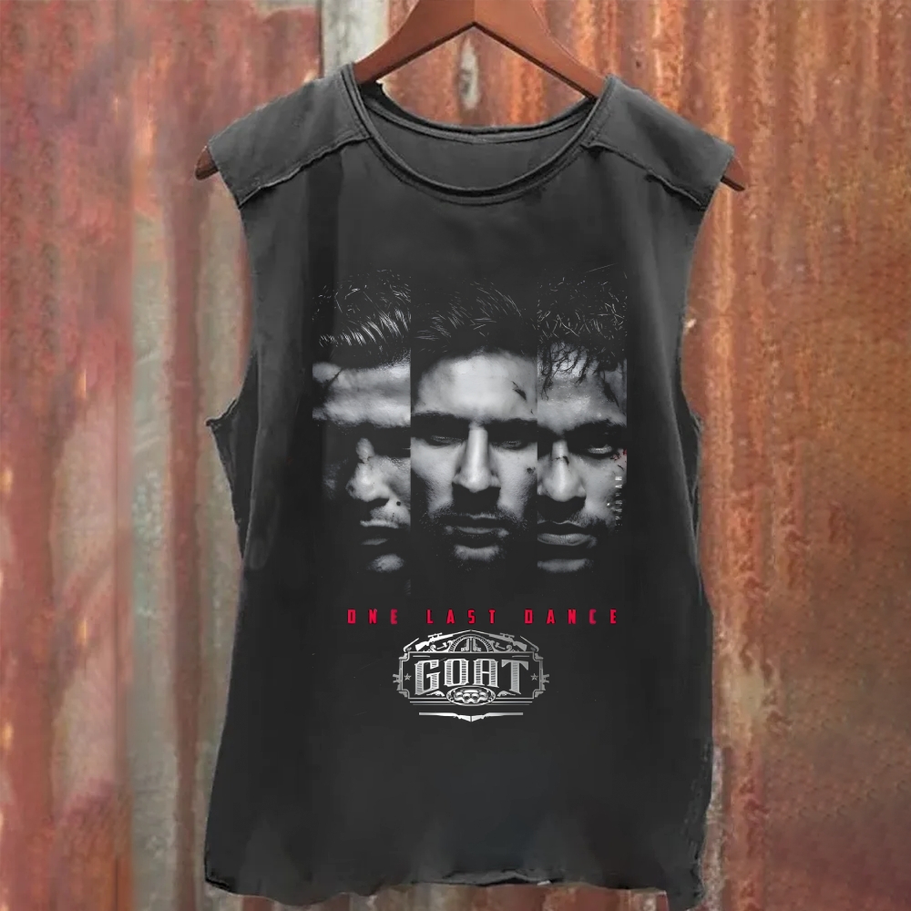 Messi Ronaldo Neymar Last Dance Unisex Washed Tank Top 
