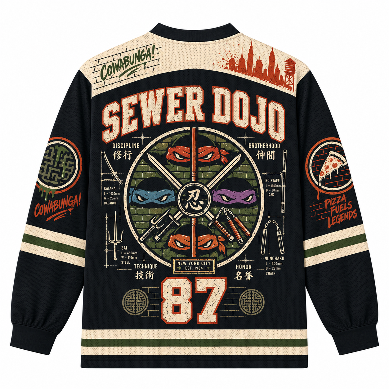 SEWER DOJO Jersey Shirts
