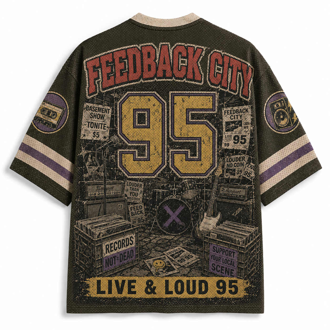 FEEDBACK CITY  Mesh Jersey
