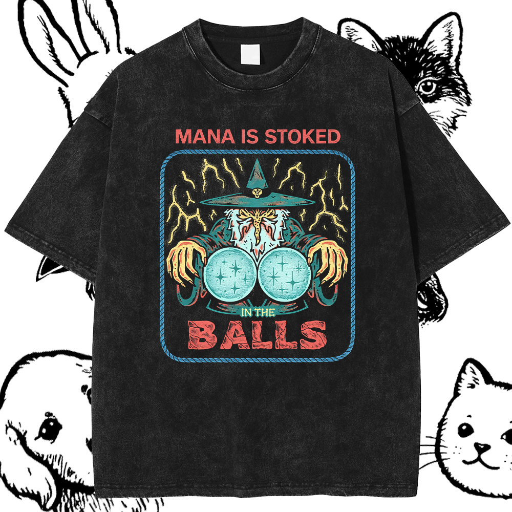 Mana Is Stoked In The Balls