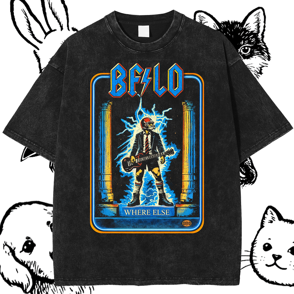 Electric Rock Guitarist Retro Graphic
