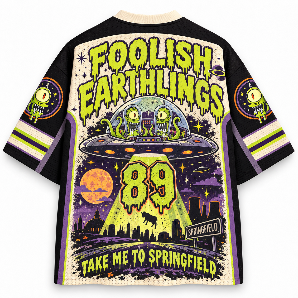 Springfield Alien Kang Kodos Jersey Shirts