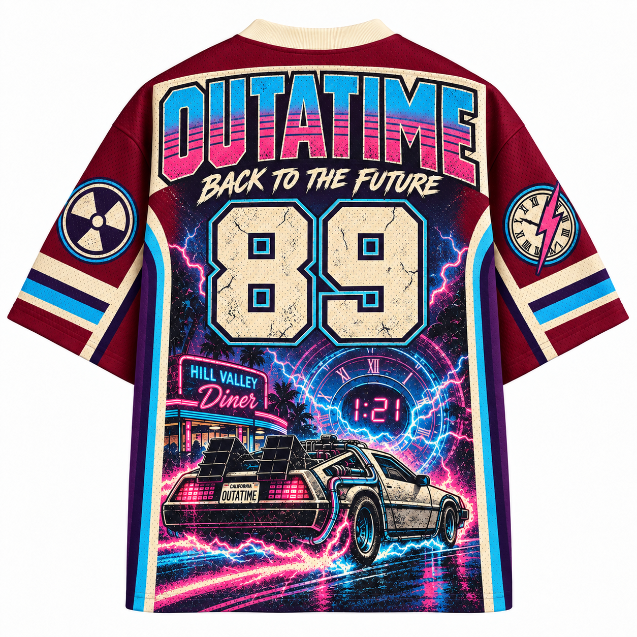 Back to the Future "OUTATIME Delorean" Jersey