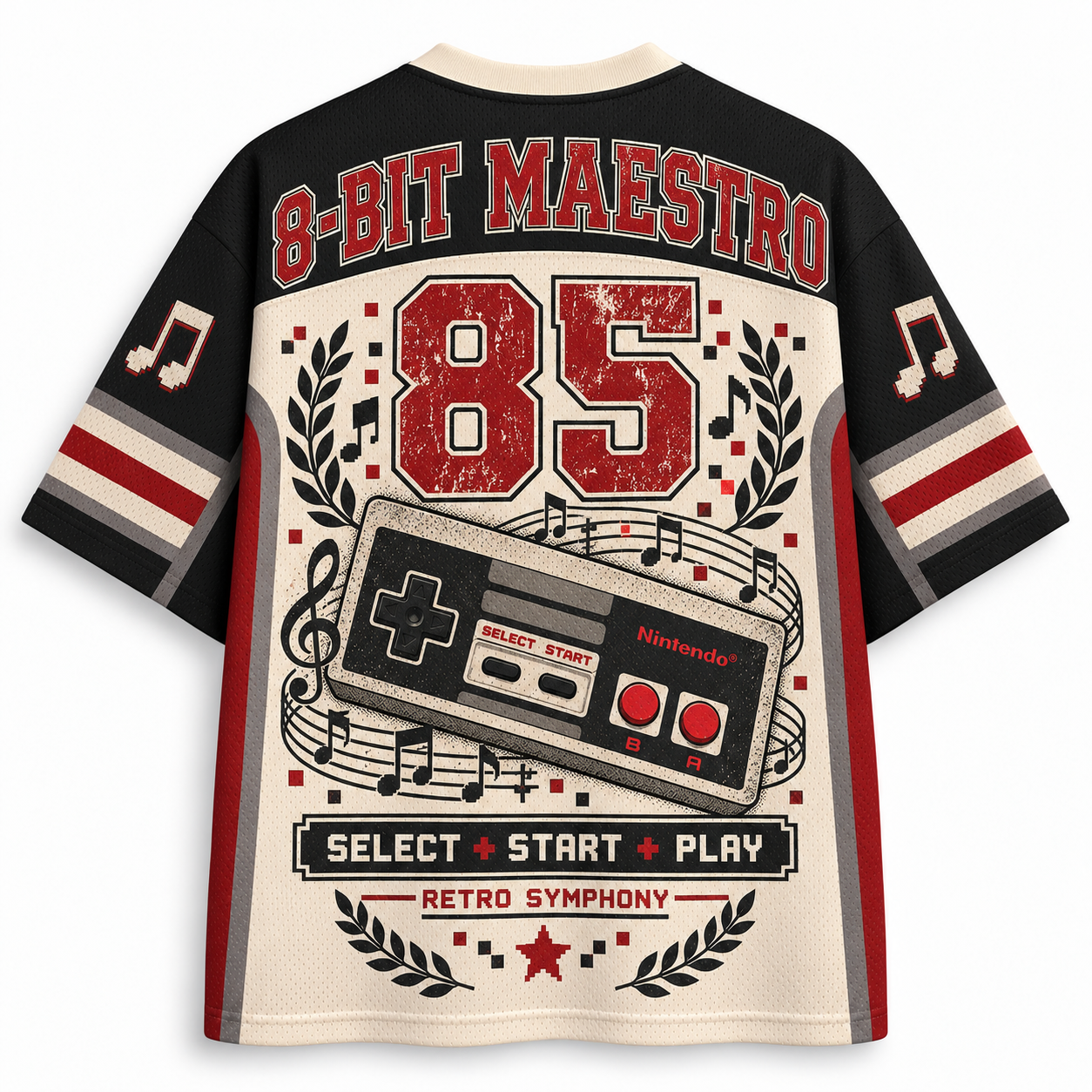 Classically Trained Nintendo NES Controller Retro Gamer Jersey Shirts