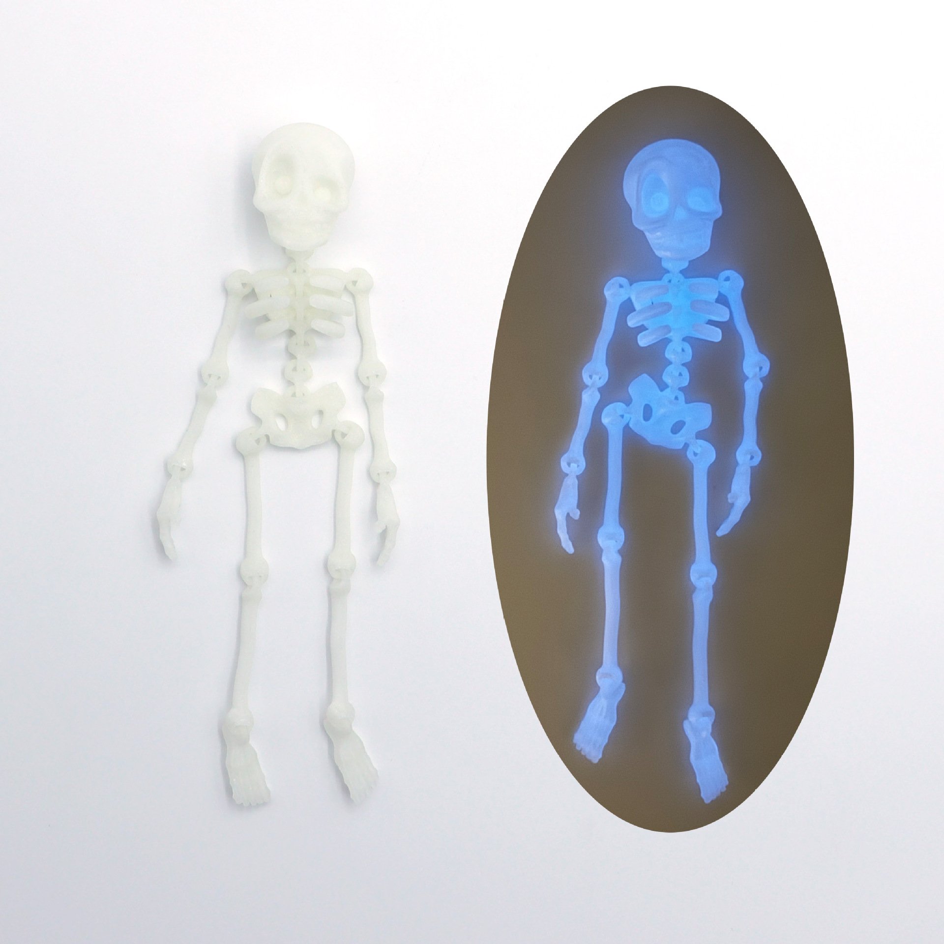 3D Printed Vintage Skeleton Magnetic Figurine 🎃