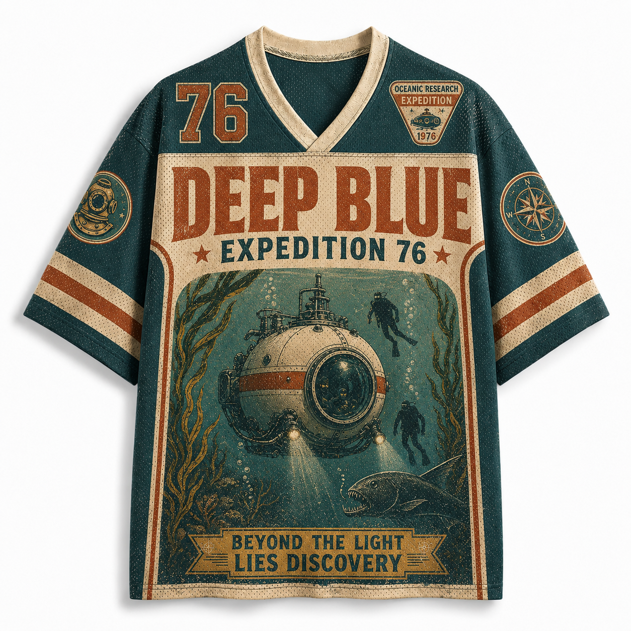 DEEP BLUE Mesh Jersey