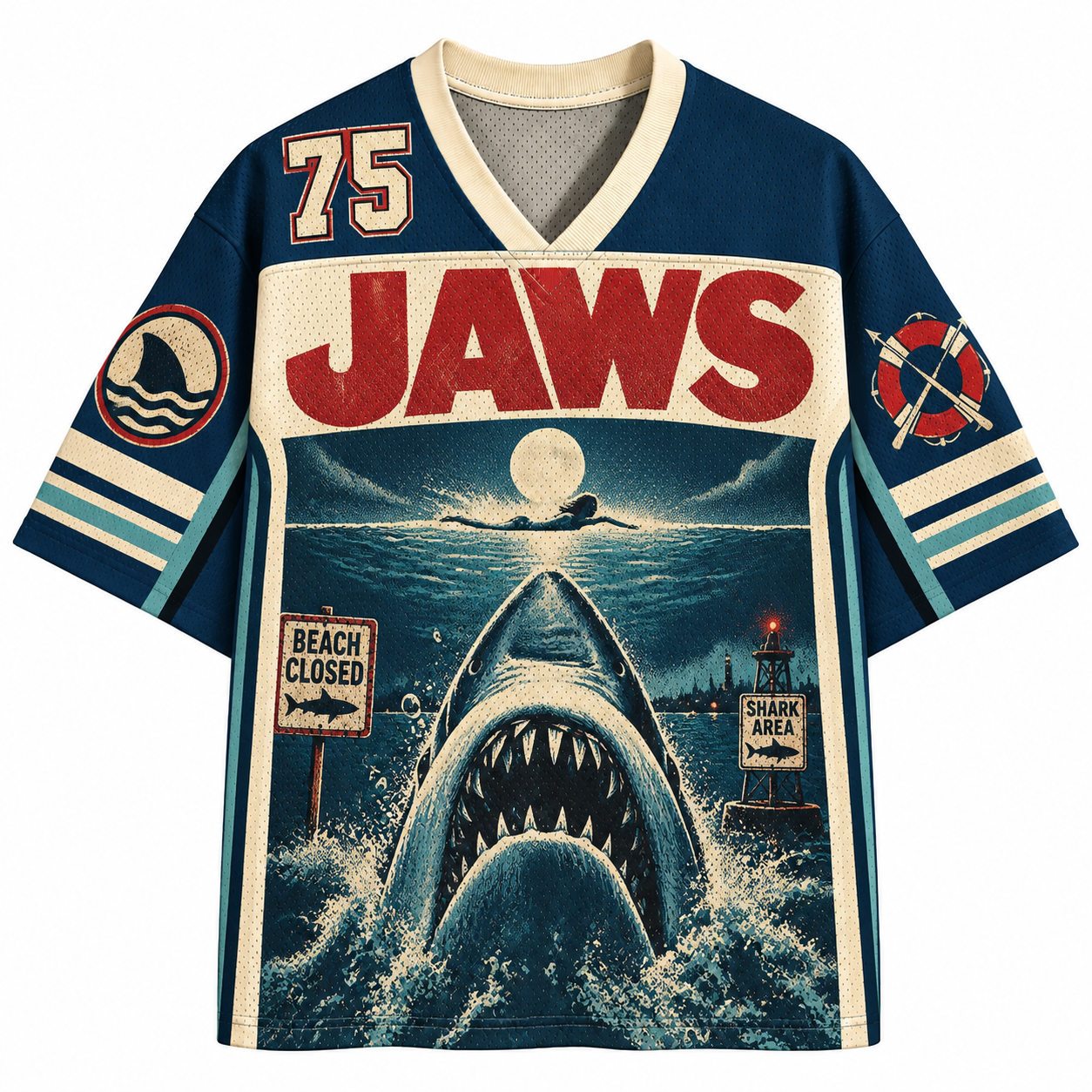 Jaws "Shark Attack" Jersey