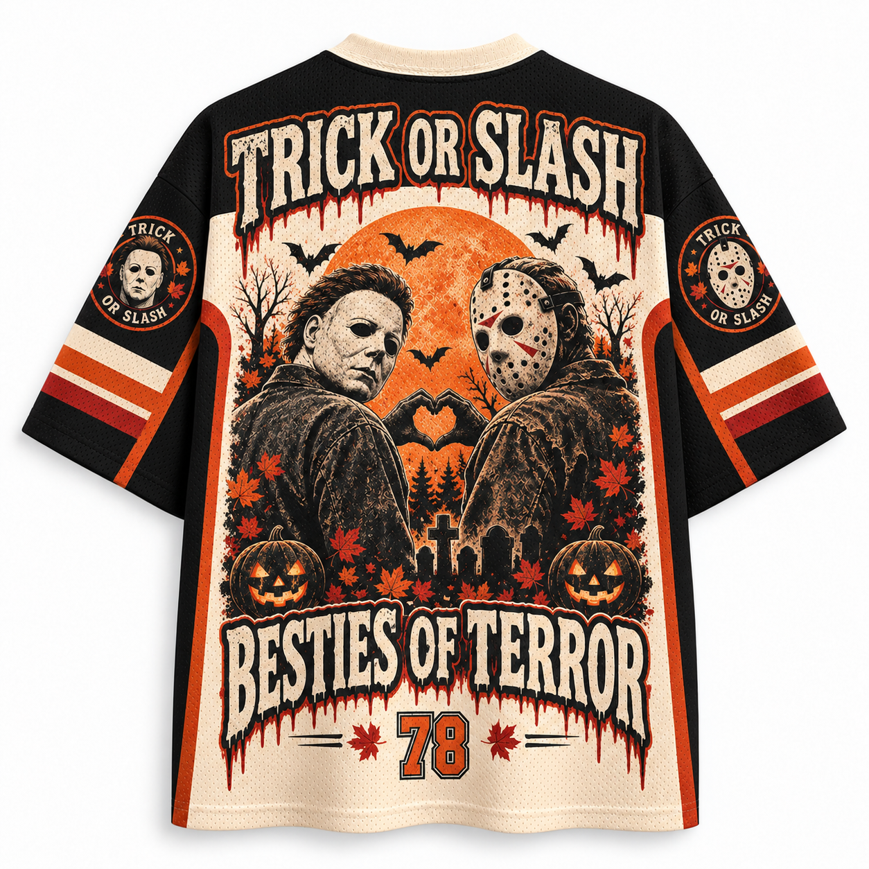 Horror Slasher Movie Jersey Shirts