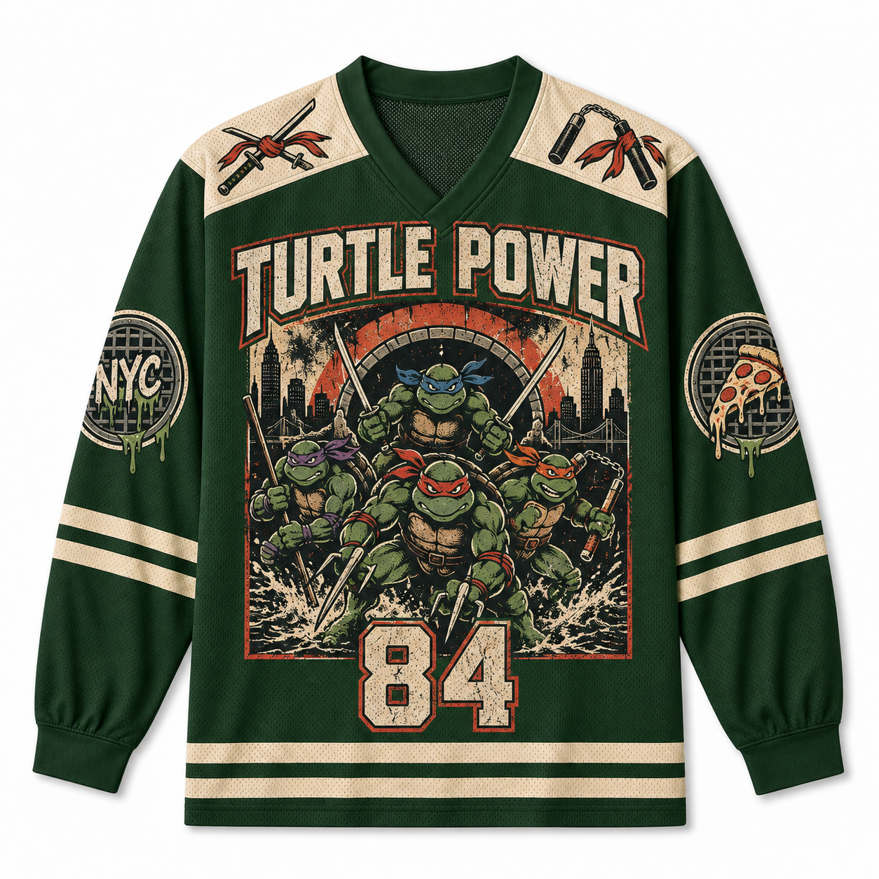 TURTLE POWER Jersey Shirts
