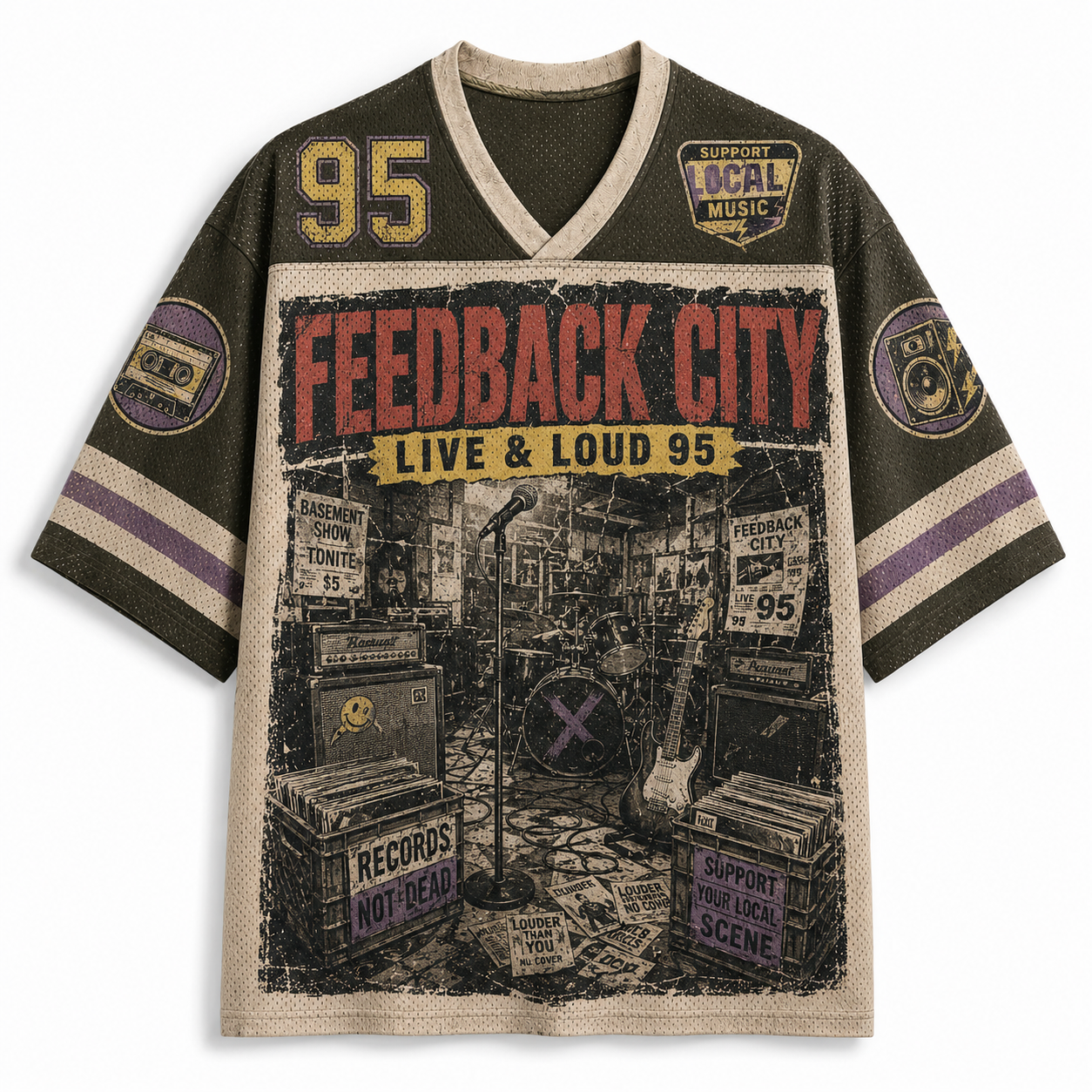FEEDBACK CITY  Mesh Jersey