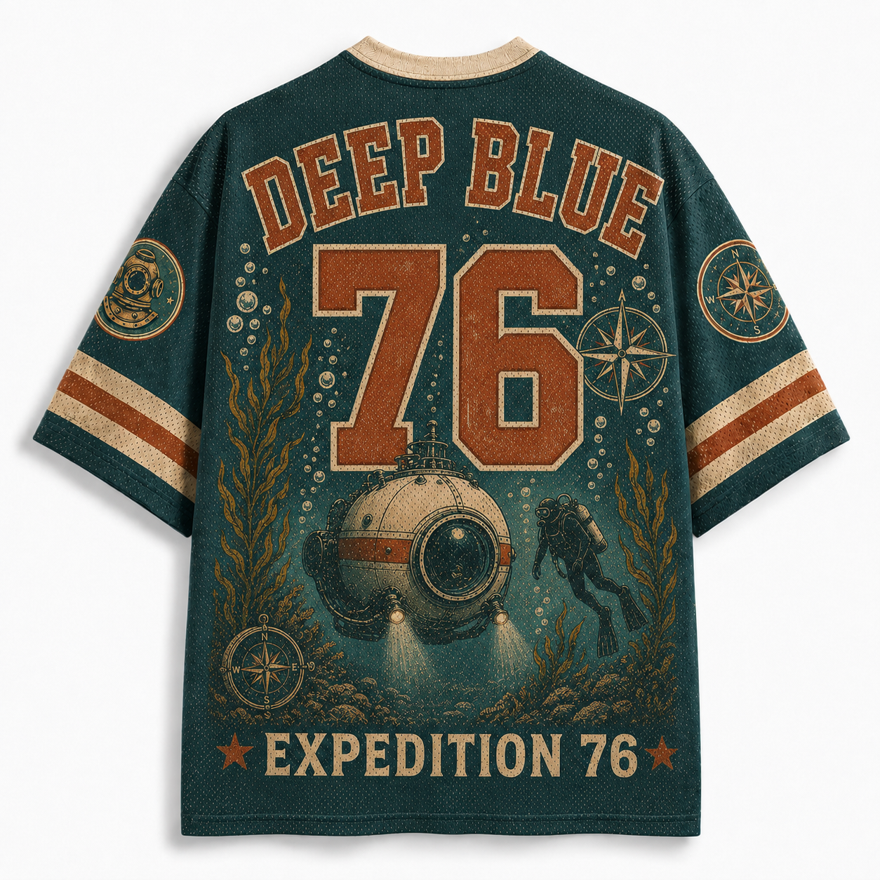 DEEP BLUE Mesh Jersey