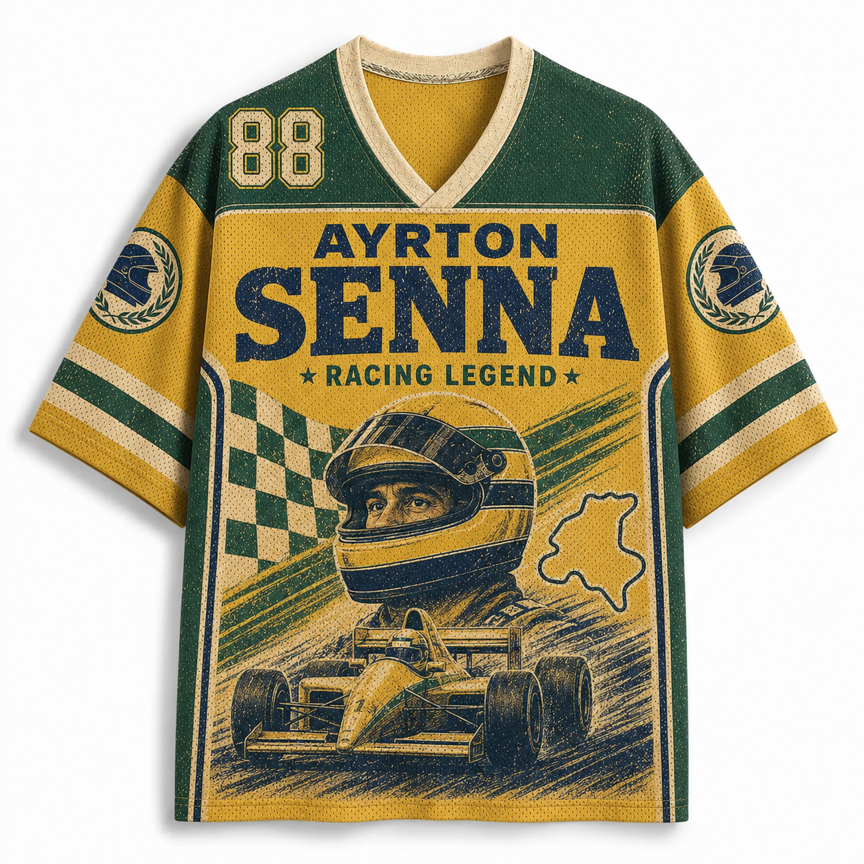 AYRTON SENNA 88 Jersey Shirts