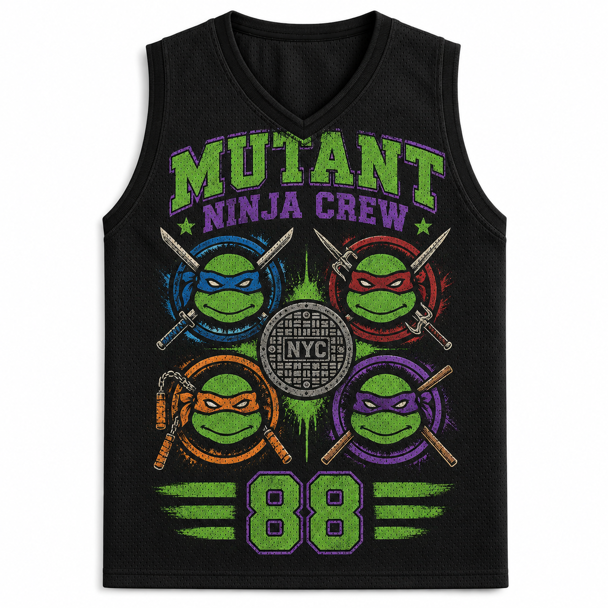 MUTANT NINJA CREW Jersey Tank 