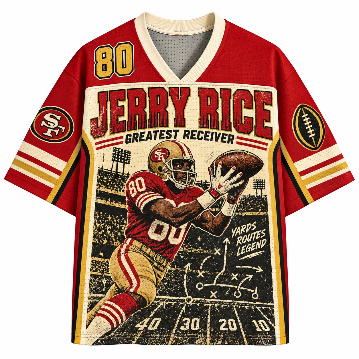 Jerry Rice "Greatest Receiver" San Francisco 49ers Jersey