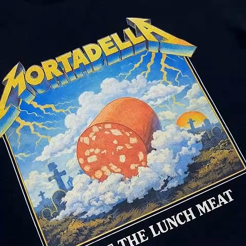Mortadella - Cotton Classic Fit Retro Dark Humor Graphic Tee