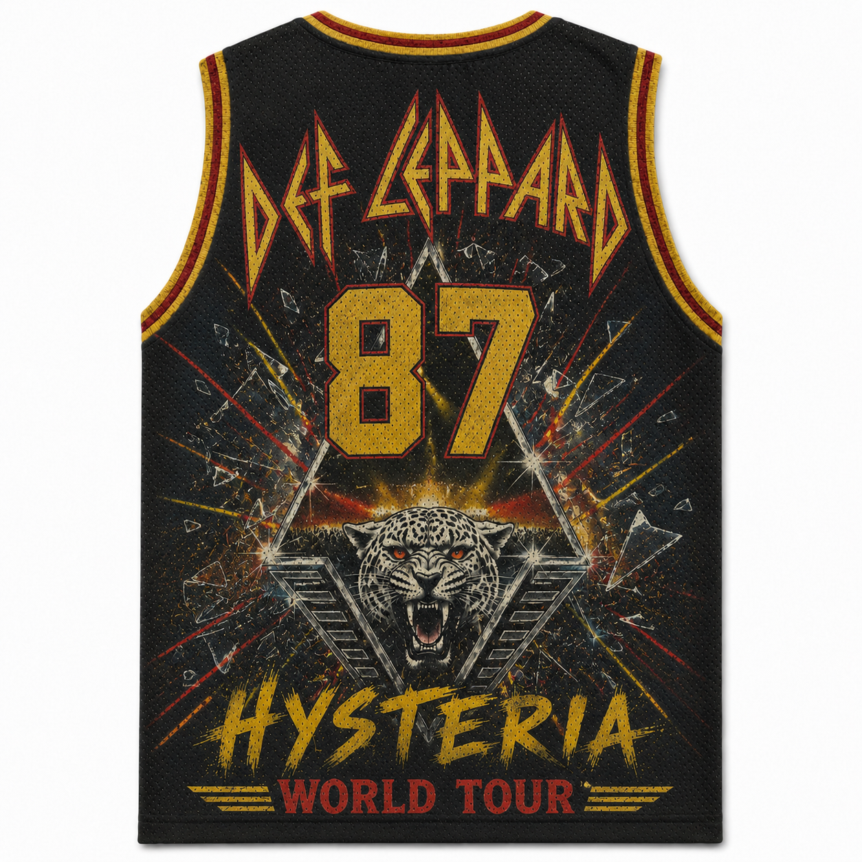 Def Leppard Hysteria 1987 Concert Retro Jersey Tank 