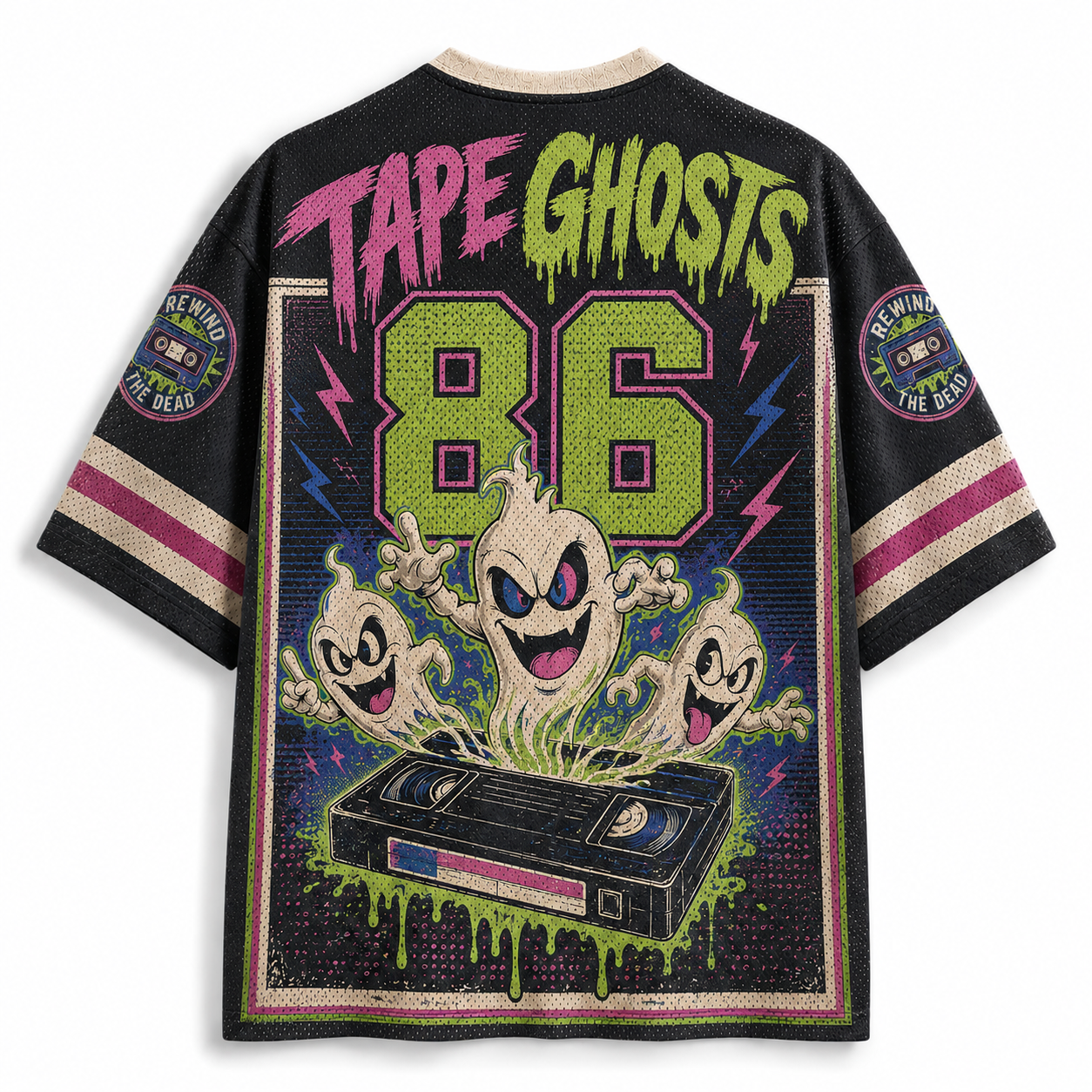 TAPE GHOSTS  Mesh Jersey