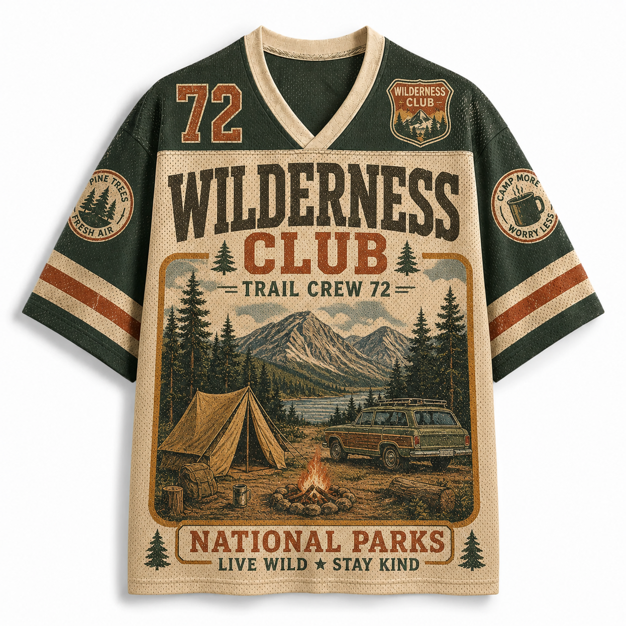 WILDERNESS CLUB Mesh Jersey