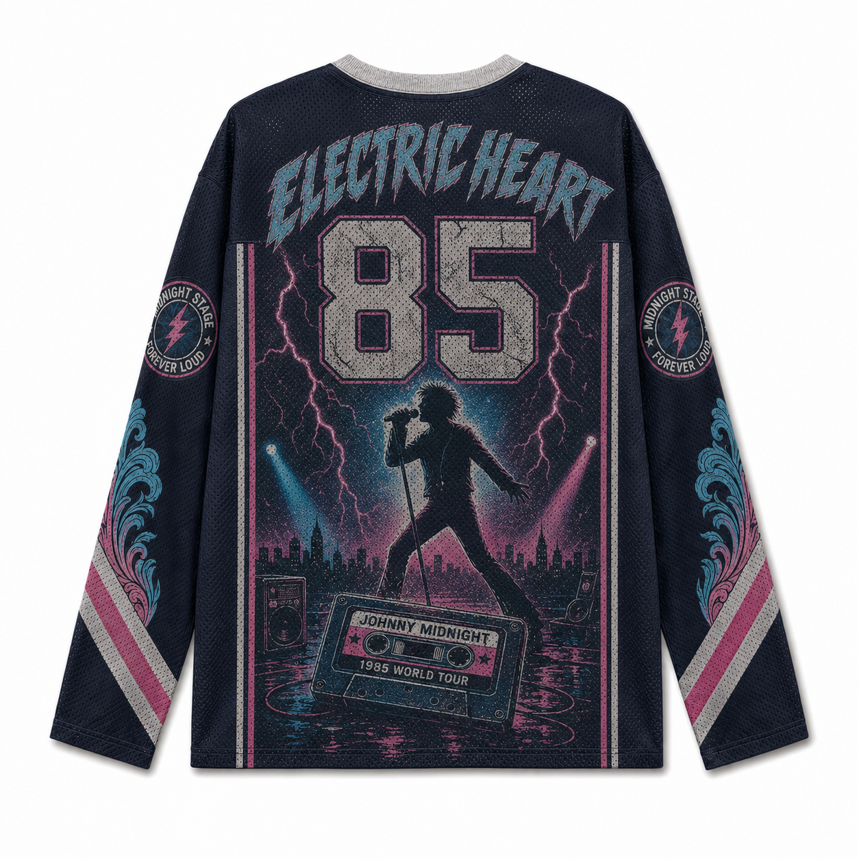 ELECTRIC HEART 85 V-Neck Long Sleeve Jersey