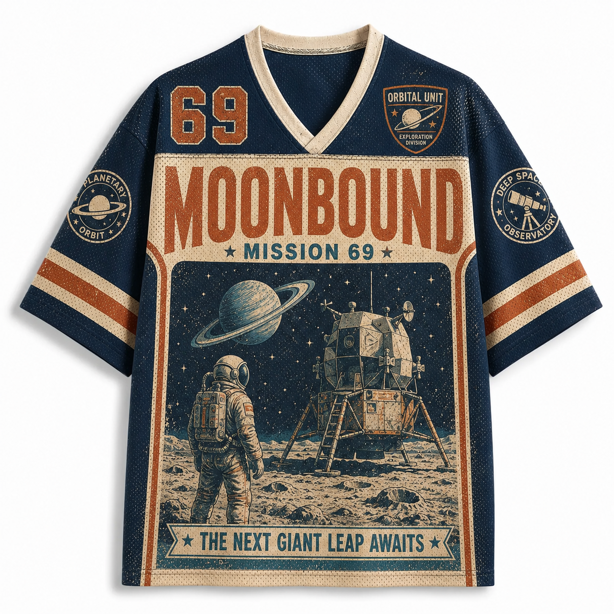 THE NEXT GIANT LEAP AWAITS Mesh Jersey