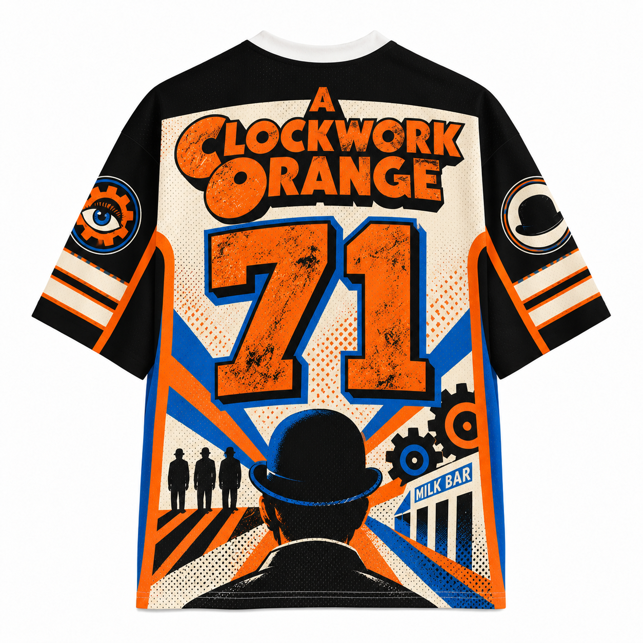 A Clockwork Orange "Milk Bar" Synthwave  Jersey