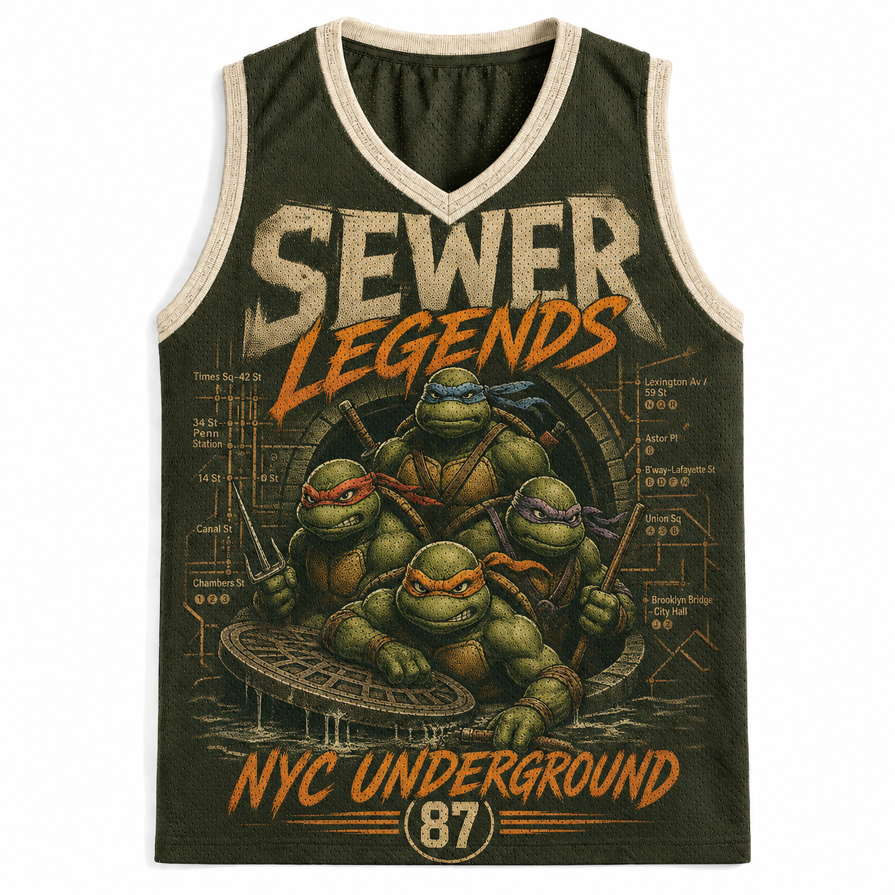 SEWER LEGENDS Jersey Tank 