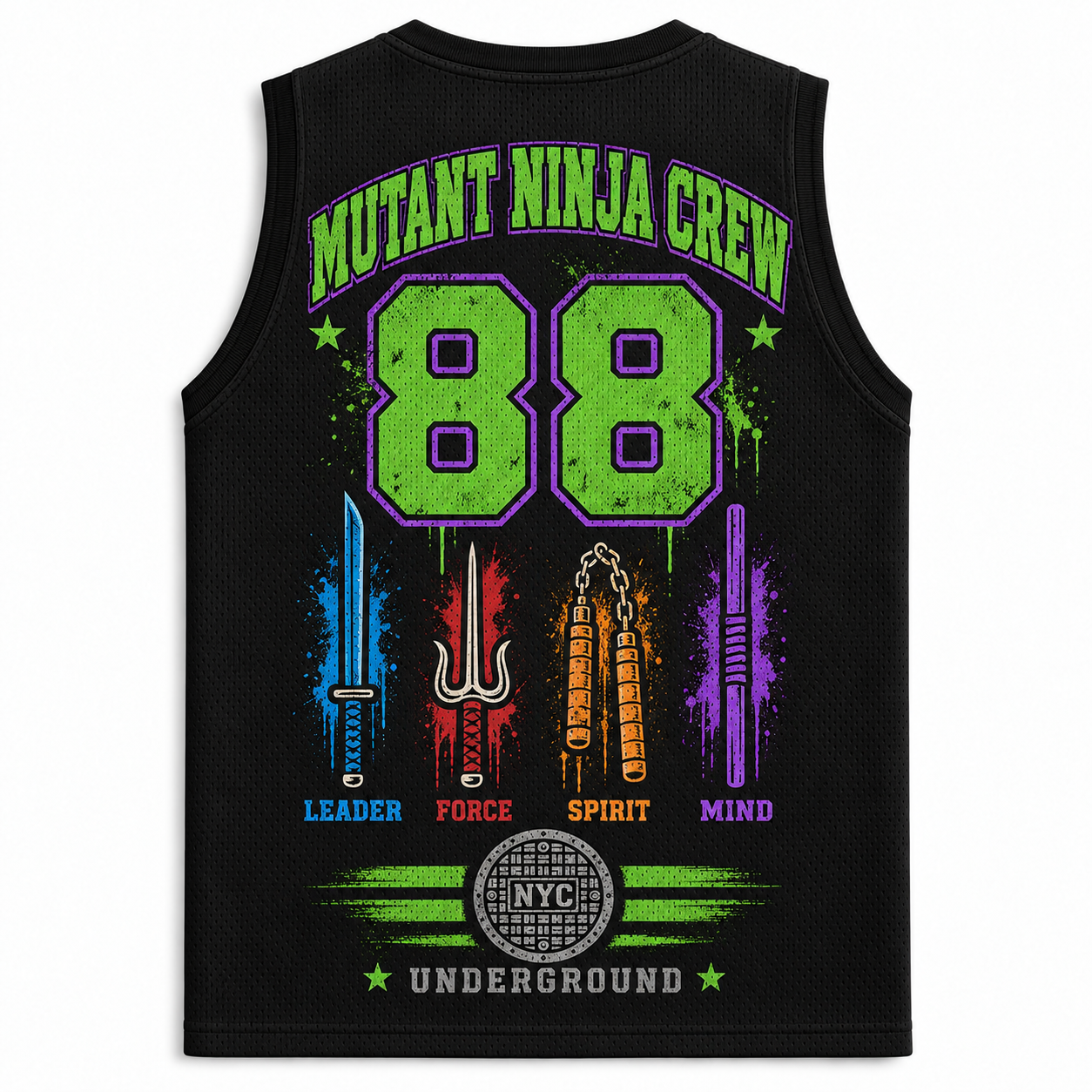 MUTANT NINJA CREW Jersey Tank 