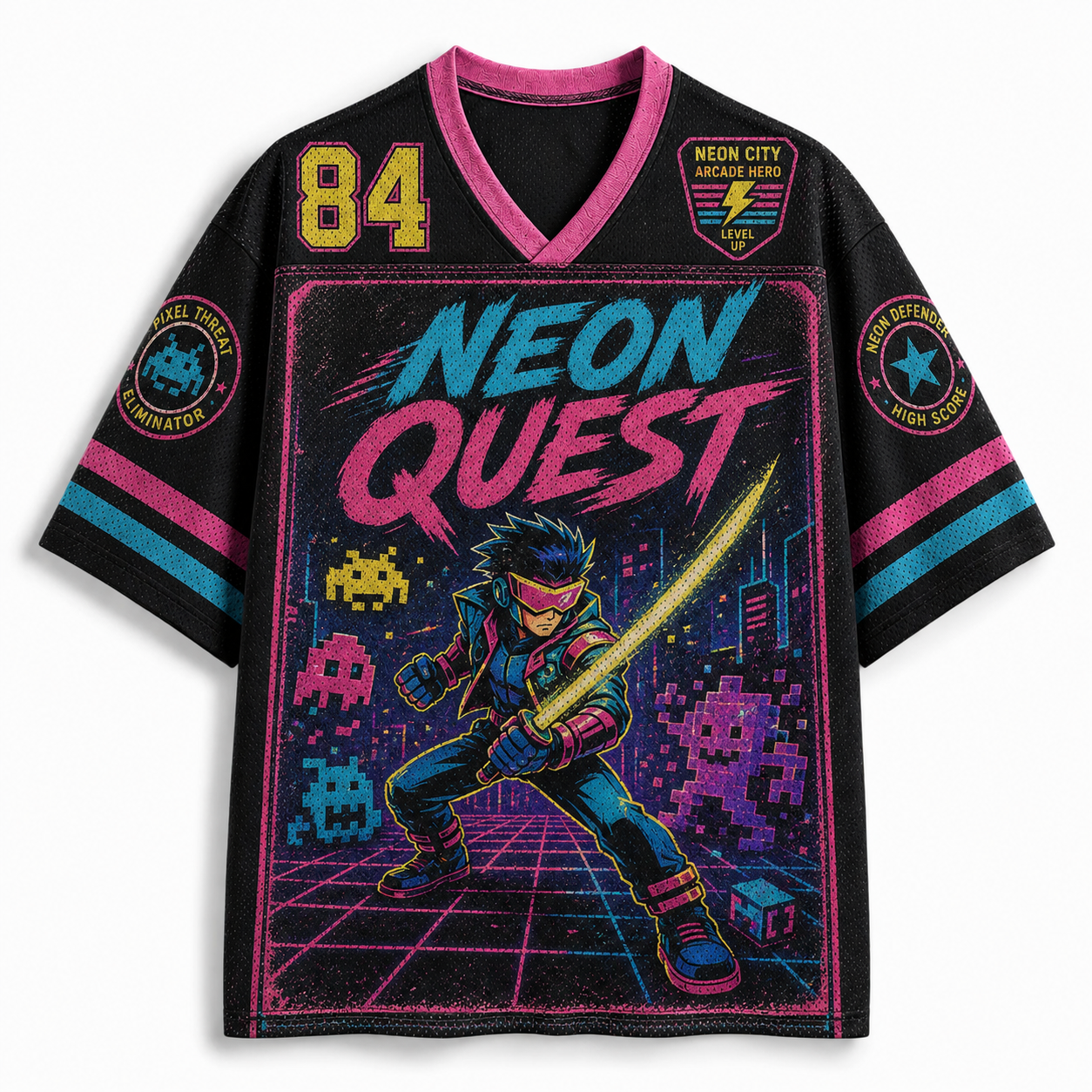 NEON QUEST  Mesh Jersey
