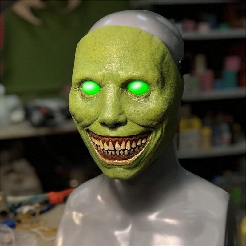 Halloween Mask Smiling Demons Horror Mask（Luminous）