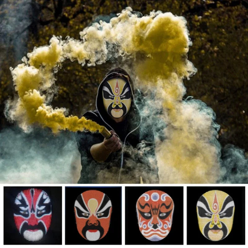 Electrifying Programmable  LED Mask