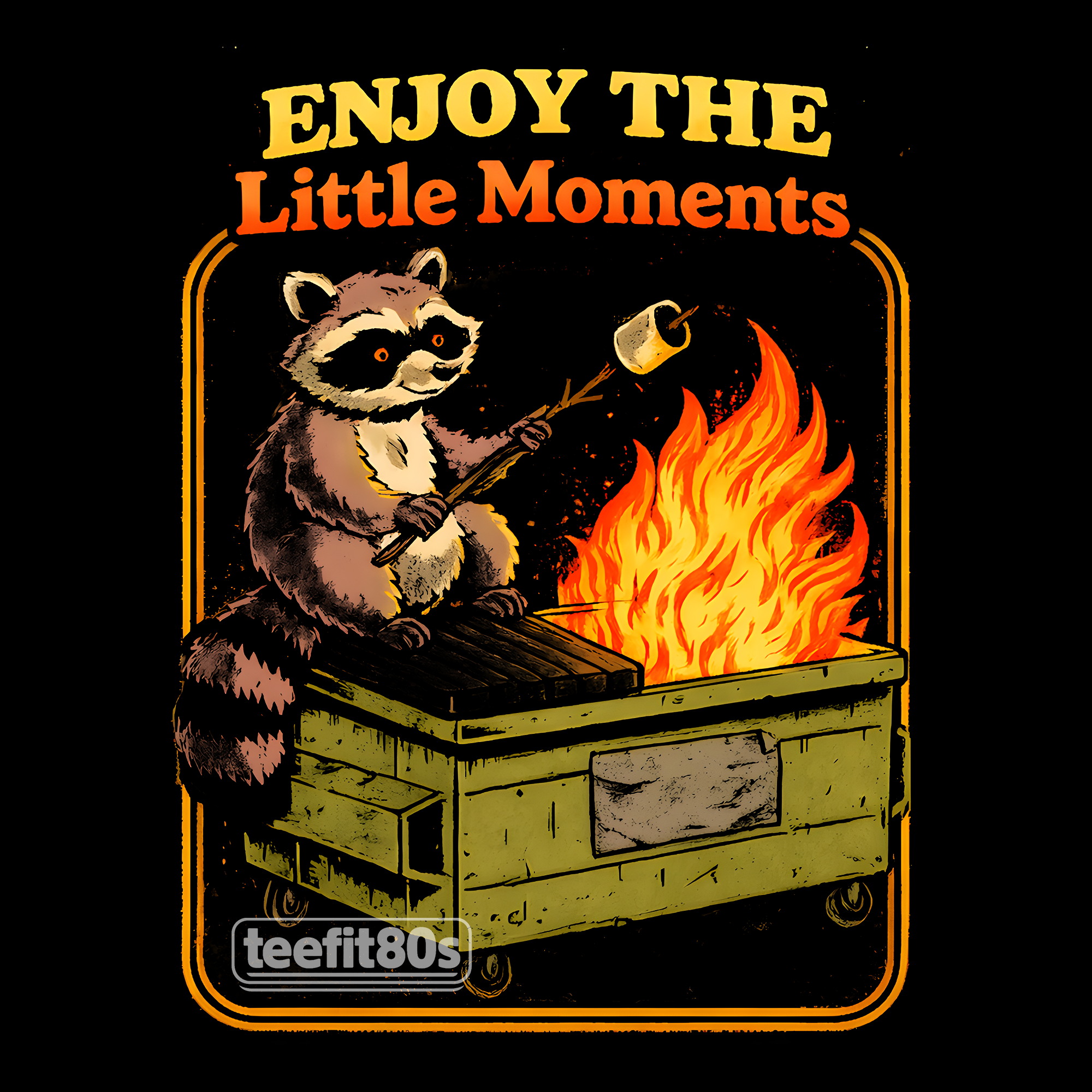 Cozy Dumpster Raccoon