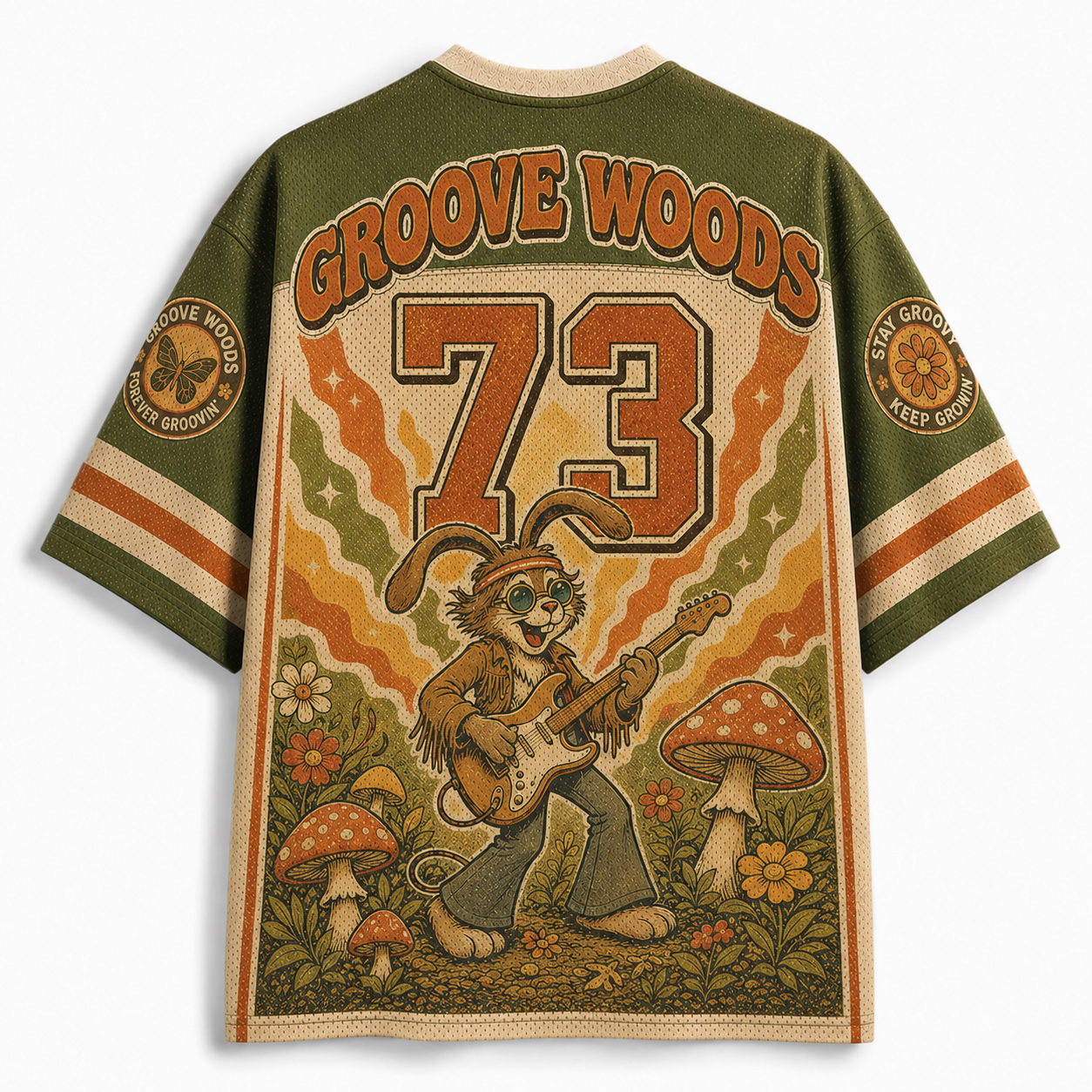 GROOVE WOODS Mesh Jersey